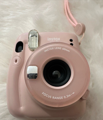 Fujifilm instax mini 11 Sofortbildkamera Rosa mit Handschlaufe