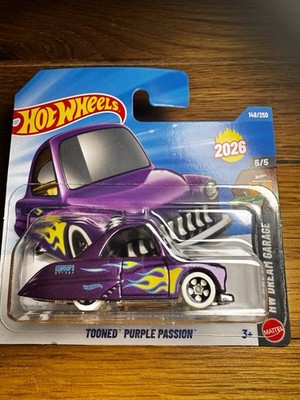 Hot Wheels  TOONED Purple Passion  Dream Garage 5/5 -148/250- 2026 Neu OVP