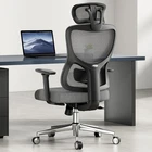 Home Office Desk Chair Mesh High Back Lumbar Support Arm HeadRest Recline Swivel