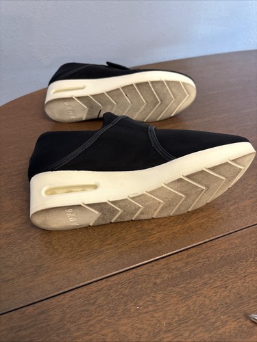 DKNY Anna modische Damen-Sneaker Stoffoberteil zum Überziehen, schwarz, Größe 8 - Bild 4 von 5