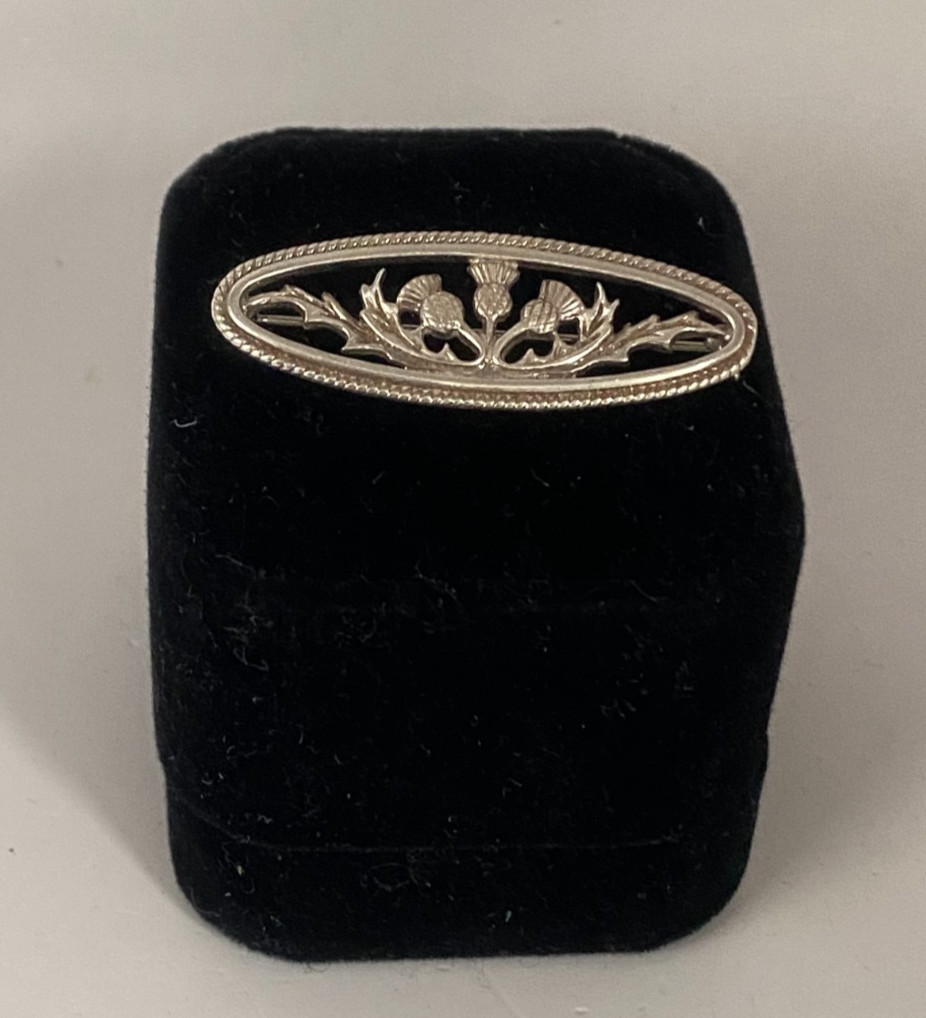 Vintage c1970 Solid Silver Designer Scottish This… - image 3