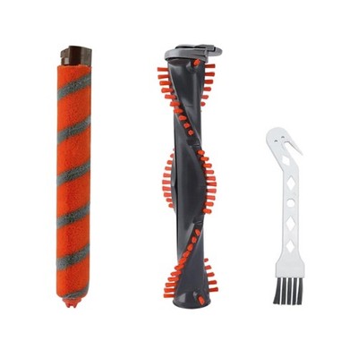Complete Replacement Kit for Vacuum Cleaning Parts Includes Rollers and Brush