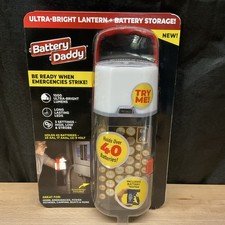 Battery Daddy Ultra-Bright LED Lantern 1000 Lumens Battery Storage w/ Tester
