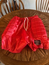 Vintage Umbro Men's Soccer Shorts Nylon Red Size XL New with tag