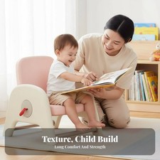 Upholstered Mini Sofa Chair Child-Safe Design Plush Club Chair Soft and Comfy