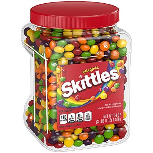 Skittles Original Fruity Candy Jar (54 Ounce) - Picture 2 of 2