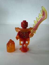 Lego Flama Minifigure NEXO Knights 70321  Red Demon Head