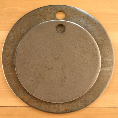 AR500 1/4'' Steel Shooting Targets 6'' 8'' Circles - Set of TWO