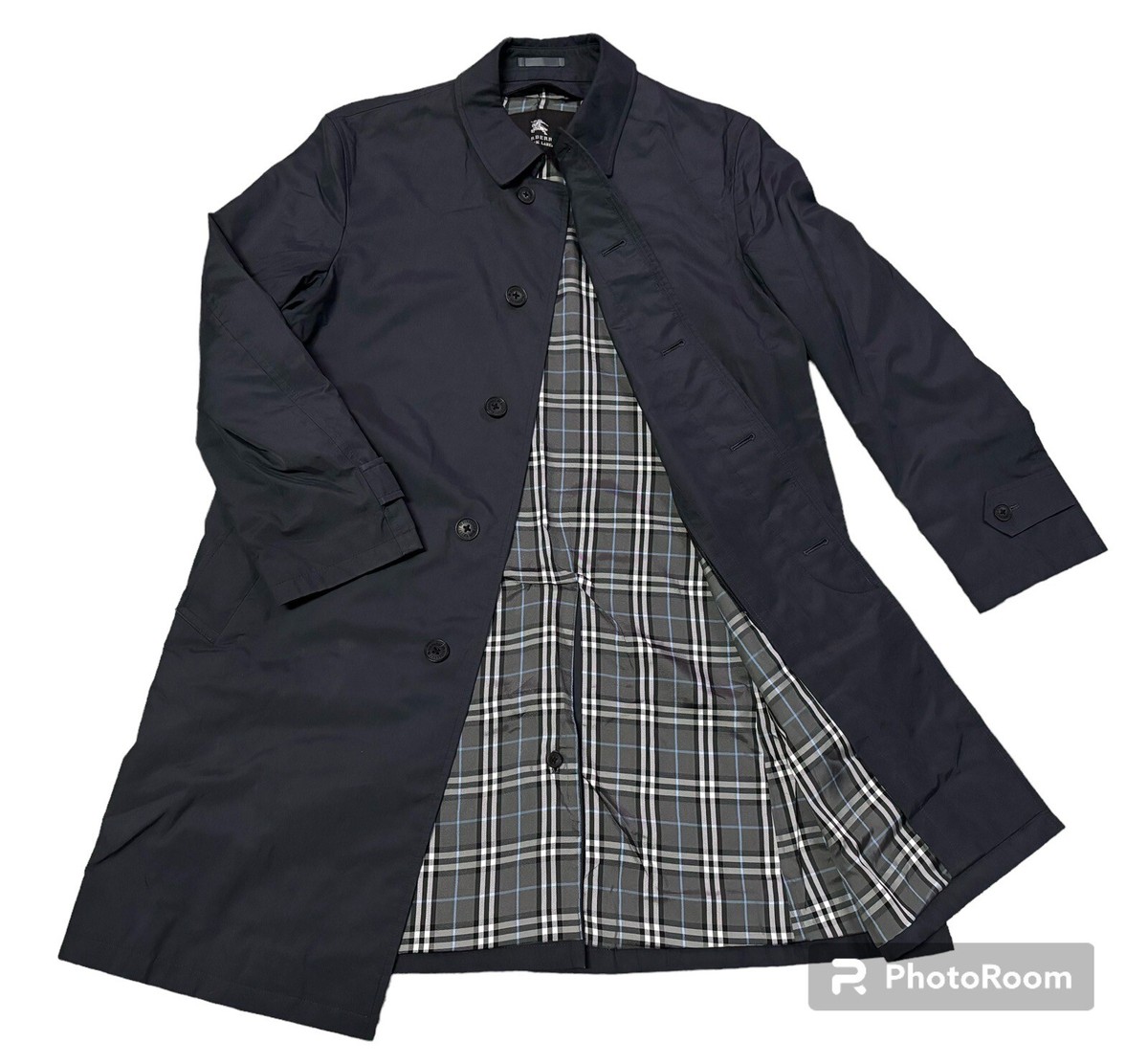 Great Condition Burberry BLACK LABEL JAPAN Navy Trench coat Great Condition Burberry BLACK LABEL JAPAN Navy Trench coat