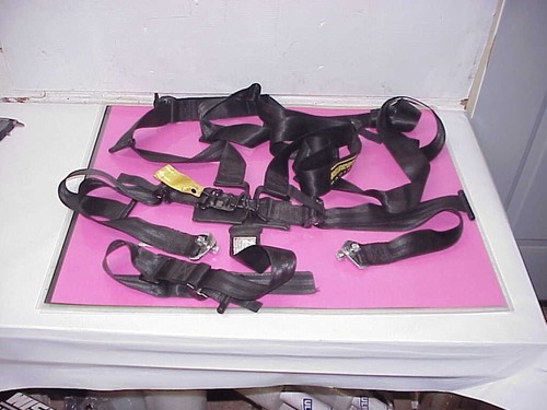 SCHROTH Black Harness 5 Point Seat Belts for 1 Seat ATV ATX Sand Buggy DemoDerby