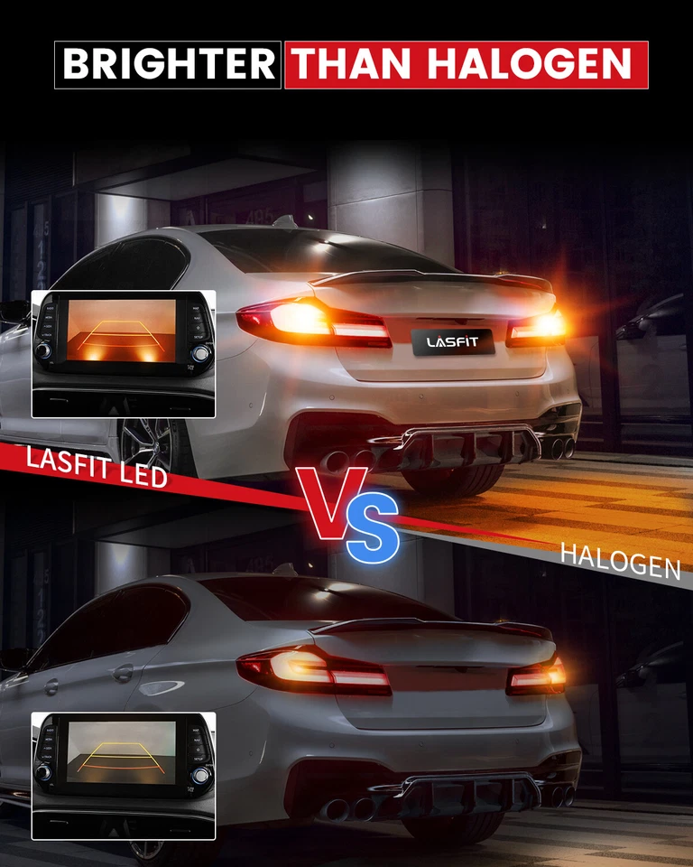 Bombillas LED intermitentes delanteras 7443/7440 para Chevrolet Colorado 2015-2025 Foto 2 de 4