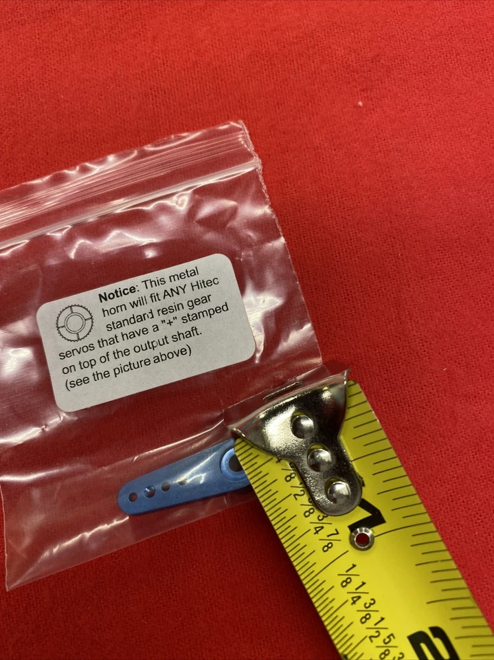 24 SPLINE ALUMINUM SERVO HORN FOR HITEC SERVO OR SERVOS ANODIZED BRIGHT BLUE ! ! - Image 2 of 3