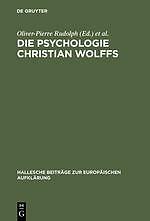 Thumbnail - Die Psychologie Christian Wolffs | Buch | 9783484810228