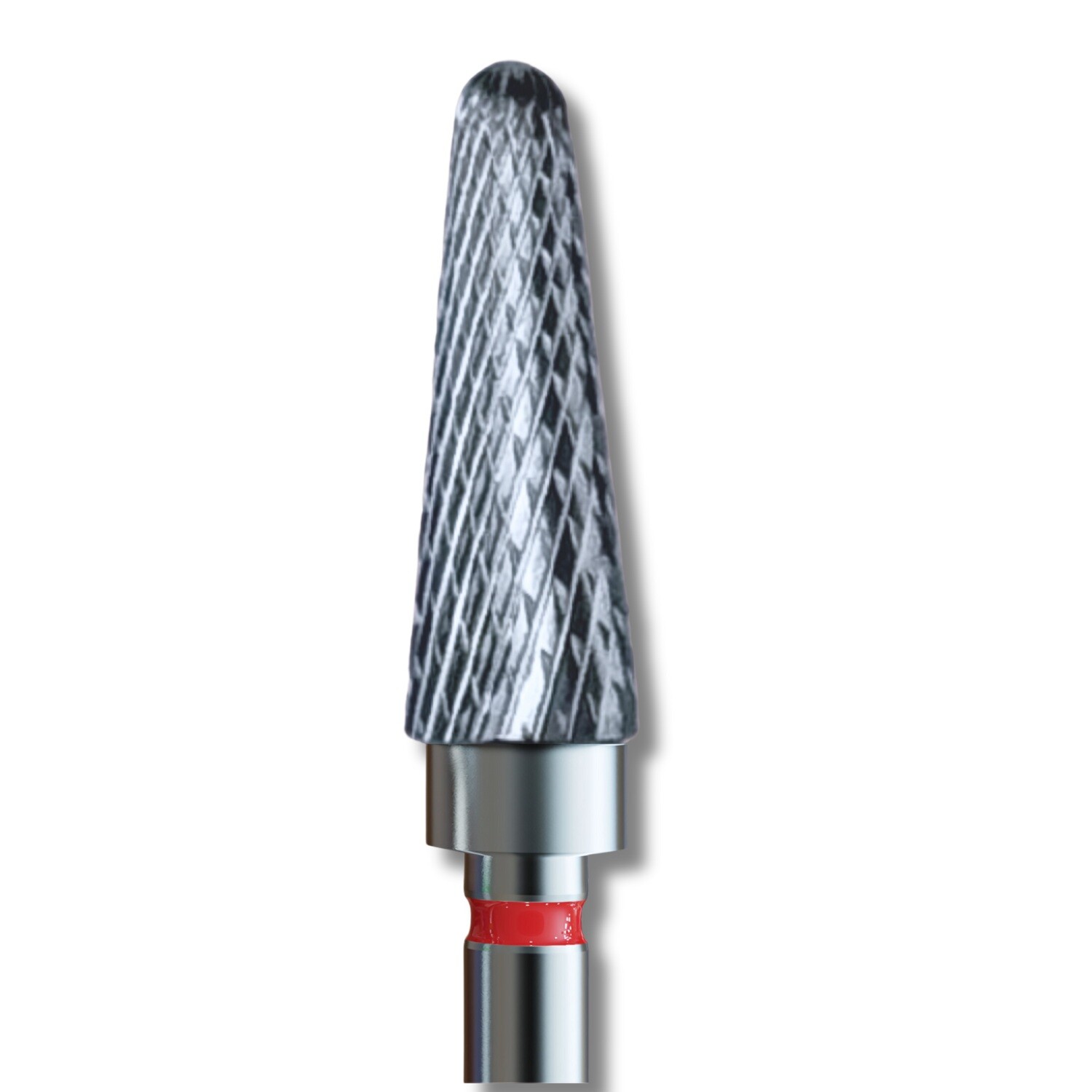 IQ Nails Tungsten Carbide Nail Drill Bit Fine Crosscut Rounded Cone 5mm