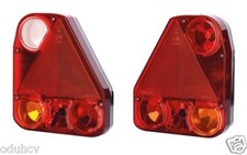 2x Rear Tail Lights Board 12/24V Lamps for Scania MAN DAF Volvo Renault