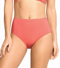 Jantzen Tummy Control Coral High Rise Swim Bottoms L27218 Women's Size 16