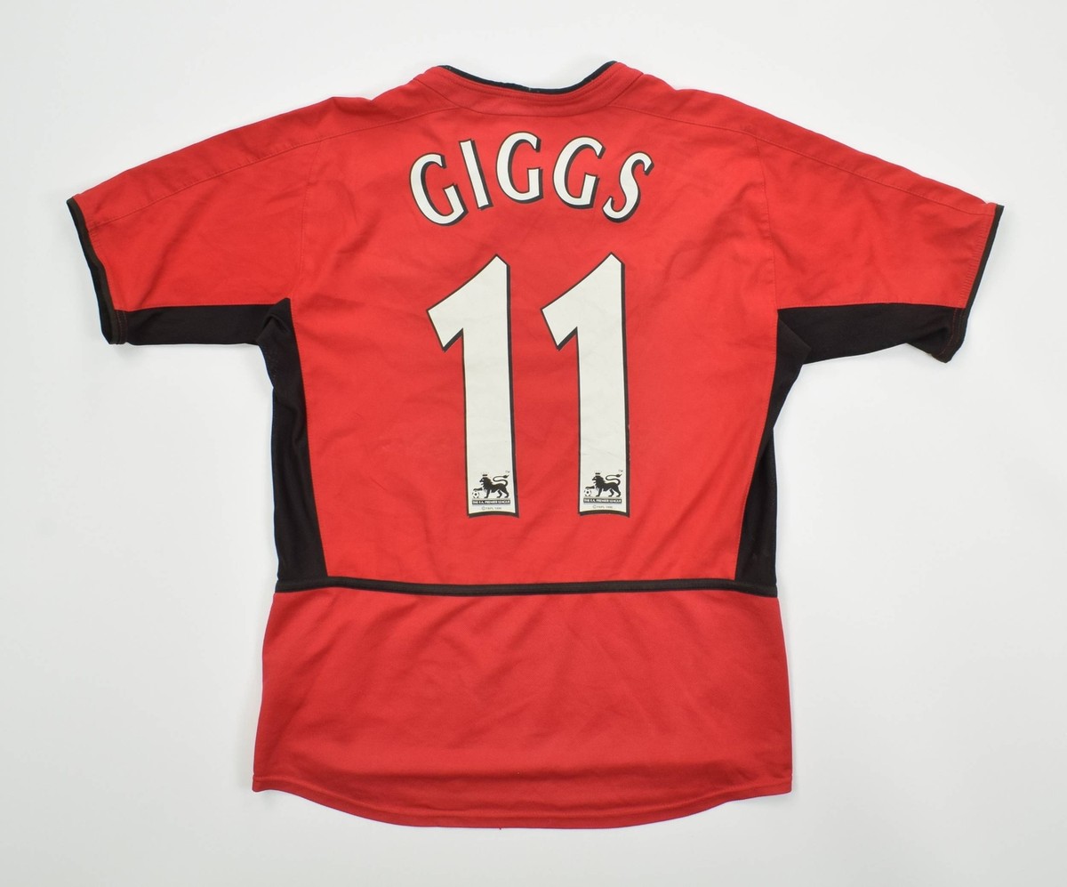 Nike 2002-04 MANCHESTER UNITED *GIGGS* SHIRT TRIKOT L. BOYS