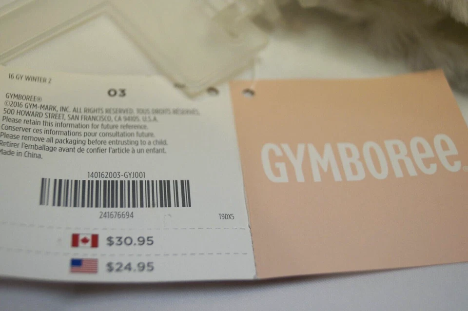 Gymboree Baby Boy or Girl Winter Soft White Faux Fur Paw Print Bootie Crib Shoes - Image 4 of 4