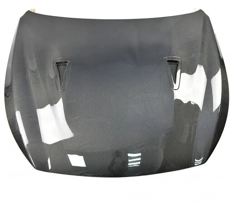 2016-2023 Infiniti Q60 coupe 2door SS style vented Carbon Fiber Hood - Image 3 of 4