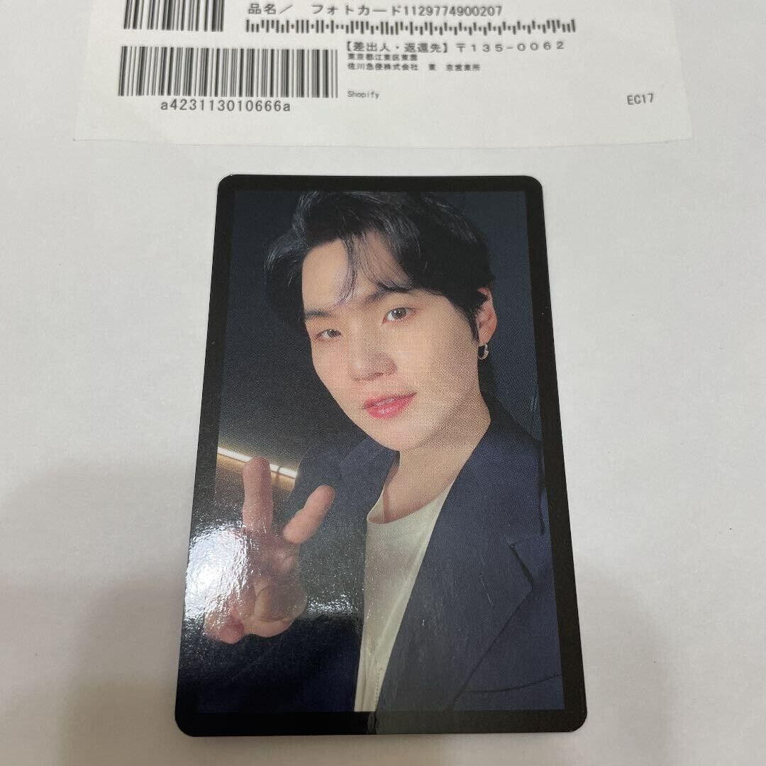 BTS PROOF official photocard Lucky Draw JPFC SUGA | eBay BTS PROOF official photocard Lucky Draw JPFC SUGA | eBay
