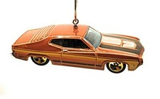 1970 for Ford Torino Christmas Ornament 1:64 Bronze