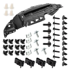 Front Engine Splash Shield Cover&50X Under Mudguard Clips Screws Kit For Toyota