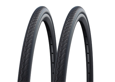 2x Schwalbe Marathon Plus 37-540 Rollstuhlreifen SmartGuard 24x1 3/8