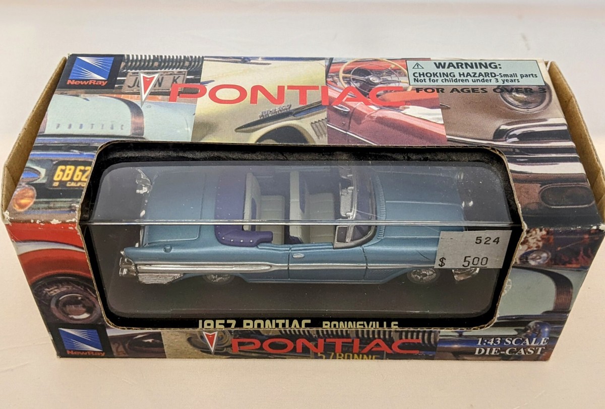 New-Ray Toys 1:43 scale Die Cast 1957 Pontiac Bonneville, NIB | eBay