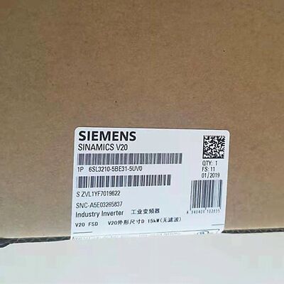 6SL3 210-5BE31-5UV0 SIEMENS 6SL3210-5BE31-5UV0 V20 380-480V Rated Power 15KW