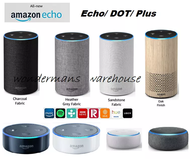 Echo Alexa Plus/Dot 3rd & 4th Gen/Show Speakers - Various