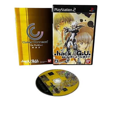 .hack G.U. Vol.3 Redemption Dot HACK - JP Sony PlayStation 2 PS2 Videospiel