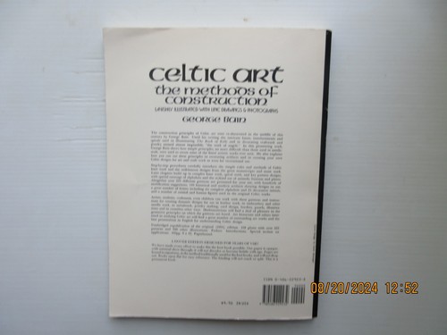Celtic Art : The Methods of Construction by George Bain (1973, Trade Paperback) - Picture 4 of 4