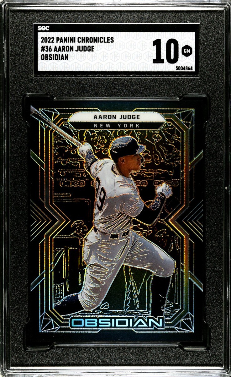 【KRYT】OBSIDIAN 2022 Panini Chronicles - Obsidian Aaron Judge #36 for sale