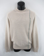 HERMES Men's 100 Cashmere Pullover Sweater Made in Itay Size M C08