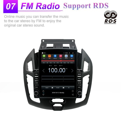 9.7" Stereo Radio Head Unit 4+32GB FM For 2014-2018 Ford Transit Connect Carplay - Foto 14 di 23
