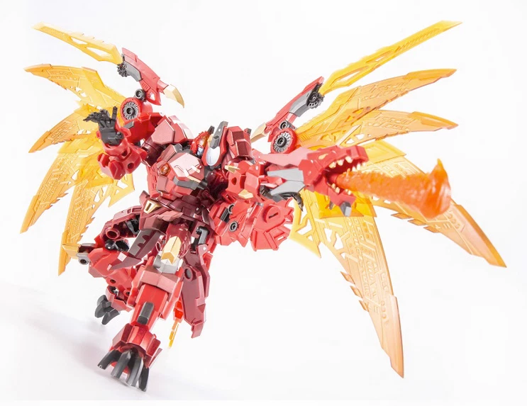Perfect  Collection  Jinbao 8871 Red Dragon Megatron Action Figure Toy In Stock - Image 2 of 4