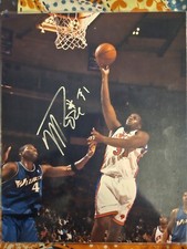 Malik Rose Signed Autograph 8x10 Photo New York Knicks