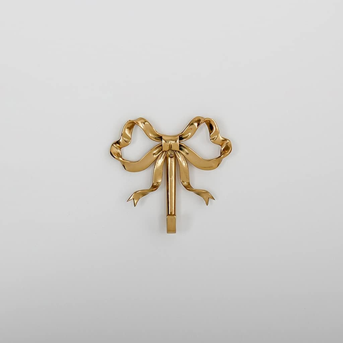 Home Deko Haken Schleife-Knoten Messing Haken Wandhaken zum Aufhängen Haken für Garderobe Ha - Bild 2 von 12