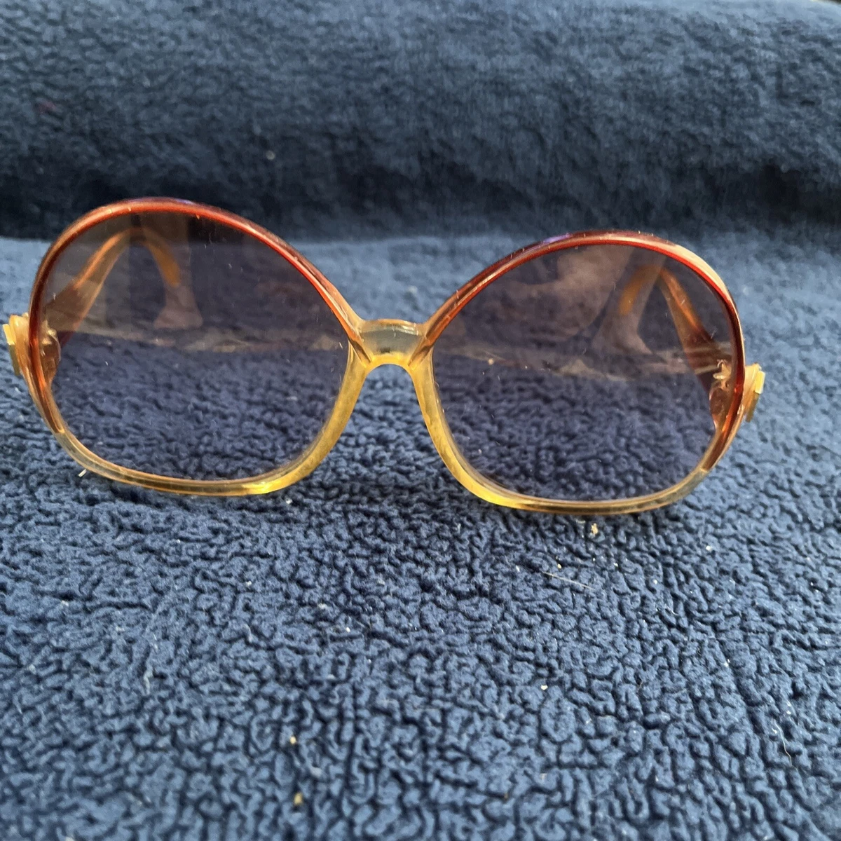 Vintage Pierre Cardin Red Oversized Sunglasses France PC 39 1970s We main image 2