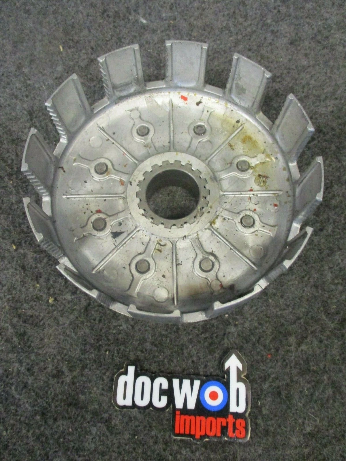 Honda CR250 1987 used genuine oem outer clutch basket assembly CR4450