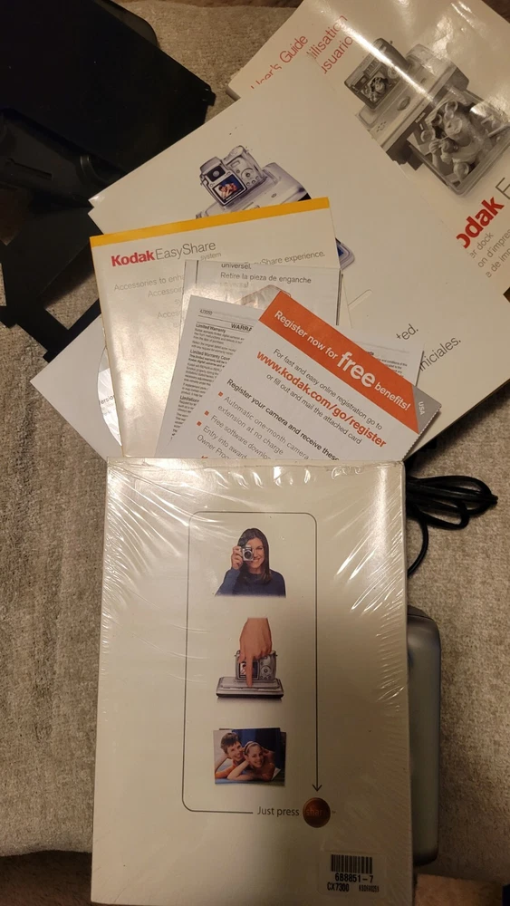 Kodak Easy Share Digital Photo Printer Dock Series 3 w/ Power Supply Bundle