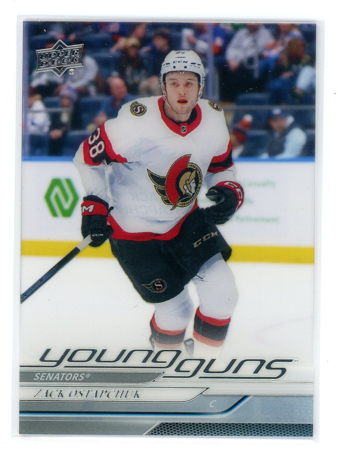 2024-25 UPPER DECK #209 YOUNG GUNS CLEAR CUT ROOKIE ZACK OSTAPCHUK