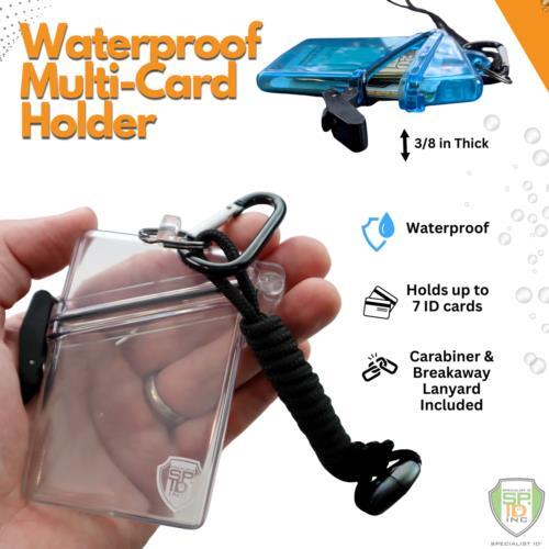 4st Verstelbare Cruise Lanyard Houder, Waterdichte Lanyard Set Met ID Kaarthouder Voor Essentiële Cruise Accessoires (4 Kleuren
