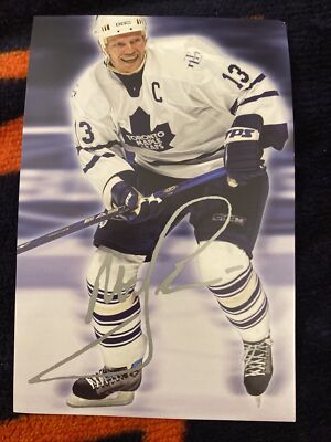 NHL 1st Overall 89  Pick/HOF  MATS SUNDIN ,  Rare 2006 AUTOGRAPHED PHOTO