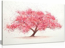 Cherry Tree Blossom Canvas Wall Art Picture Print