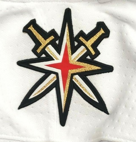 Vegas Golden Knights NHL Adidas Authentic Away Blank Jersey White Size S (46) - Picture 5 of 9