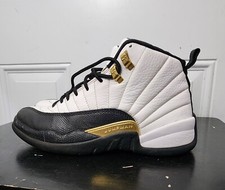 Size 8 - Air Jordan 12 Royalty White Black Gold CT8013-170