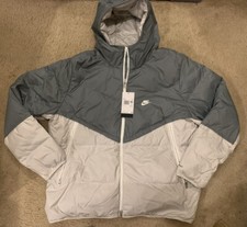 Nike Storm-FIT Windrunner Parka Jacket Down Fill White Grey DD6795-077 SMALL