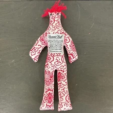 Dammit Doll White And Red With Red Hair