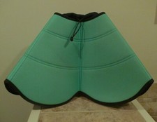 Supet Adjustable Dog Pet Protective Recovery Collar Cone - Green- Sz Large - New